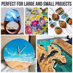 Crystal Clear Epoxy Resin 1 Gallon | Self-Leveling High-Gloss Casting 11