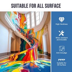 Crystal Clear Epoxy Resin 1 Gallon | Self-Leveling High-Gloss Casting 11