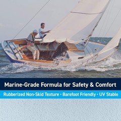 Marine-Grade TotalTread Non-Skid Paint – 32 Fl Oz Light Gray for Boating Safety