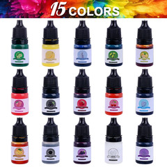 Epoxy Resin Color Pigment 24 Vivid Colors Liquid Epoxy Pigment Highly Concentrat