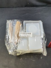 28pc Epoxy Resin Casting Silicone Molds Cropper Stirrer Kit Jewelry Making Craft