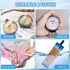 1 Gallon Epoxy Resin – 4hr Demold, Crystal Clear, Bubble-Free, Self-Leveling