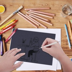 5 Pcs Pattern Tracing Stylus, Ball Embossing Stylus for Transfer Multicolor