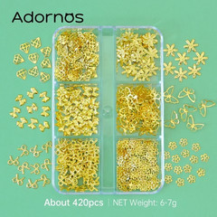 550Pcs/Box Metallic Butterfly Epoxy Accessories Stars Moon Resin Mold Silicone F