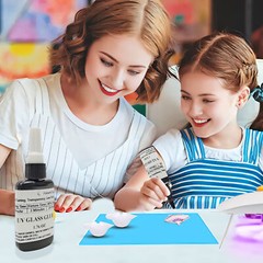 1.8 Oz UV Glass Metal Wood Glue Resin Rapid UV Light Cure DIY Kraft Jewelry