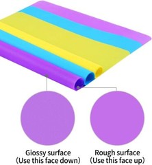 3 Paquete De Tapete De Silicona, Hojas Grandes De Silicona Para Manualidades,…