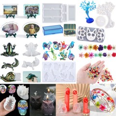Resin DIY Casting Silicone Molds Epoxy Spoon Kit Jewelry Making Pendant Crafting