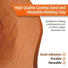 5.5LB 400 Mesh Fine Casting Clay Kit for Metal Jewelry – Detailed Replicas, P…