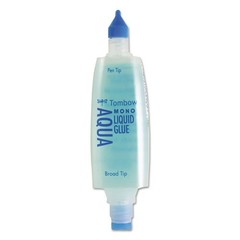 52180 MONO Aqua Liquid Glue, 1.69 Ounce, 1-Pack. Dual Tip Dispenser for Preci…