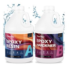 Crystal Clear Epoxy Resin 1 Gallon UV Resistant Self-Leveling for River Table
