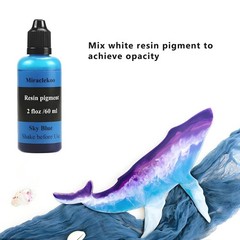 Sky Blue Epoxy Resin Pigment Liquid Colorant Dye 60ml for Crafting Art
