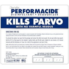 Performacide 1 Gallon Kit – Kills Parvo Virus, Ideal for 1 Gallon Starter Kit