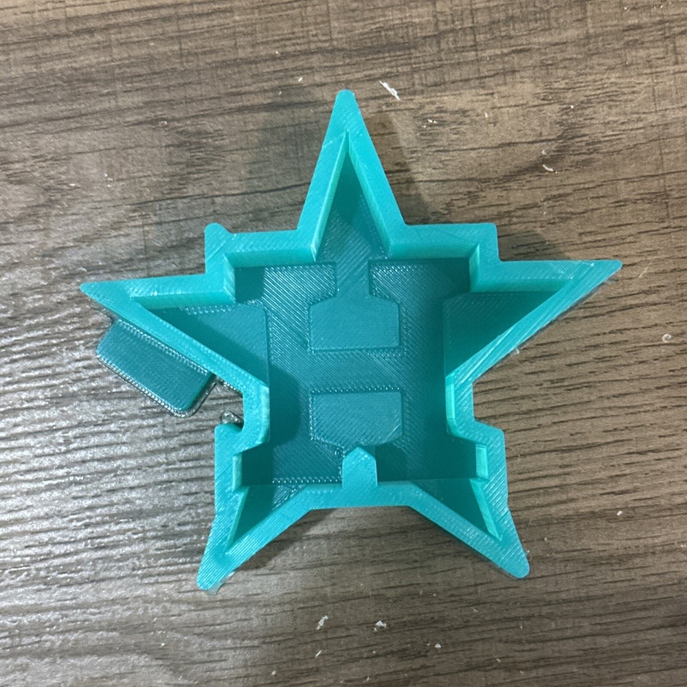 H Star Silicone Freshie Mold