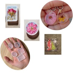 20pcs Epoxy Resin Casting Molds Silicone Mould for DIY Jewelry Pendant Making