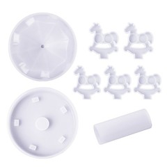 Carousel DIY Silicone Mold Epoxy Resin Casting Mould Ornaments Toys Craft Making