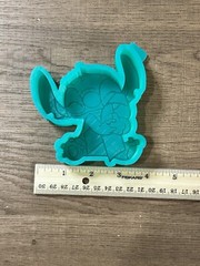 Stitch With Ribbon Silicone Freshie Mold