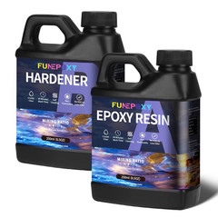 Fast Cure 1:1 – Clear Epoxy Resin – 16.9oz/34oz/64oz/1 Gallon/2 Gallons Kit