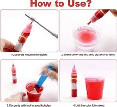 YRYM HT Epoxy Resin Pigment 16 Colors Epoxy Resin Color Pigment For Resin Colori