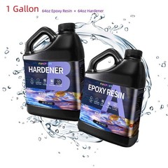 Crystal Clear Tumbler 1:1 Epoxy Resin 1 Gallon Kit – DIY Craft Jewelry Making