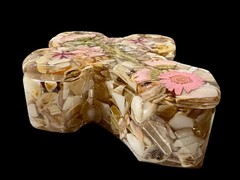 Handmade Cross Trinket Box Mold For Resin