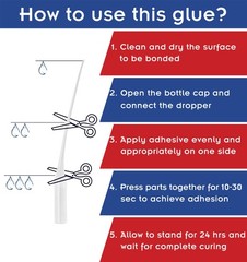 Black Rubber Glue,Super Instant Glue Bonding Between Rubbers,Rubber and Other
