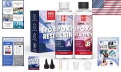 Professional 17oz Epoxy Resin – High Gloss, Self-Leveling, Non-Yellowing Finish
