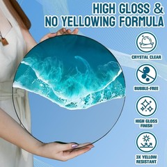 Fast Cure Epoxy Resin 1 Gallon 4 Hours Demold Epoxy Resin Kit Crystal Clear