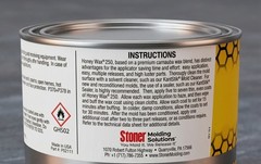 Honey Wax 250 Mold Release Wax 11oz Carnauba Paste Fiberglass Composites Epoxy