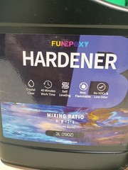 Funepoxy Hardener/Epoxy Resin Kit 70 Oz Clear Self Leveling High Gloss Artists