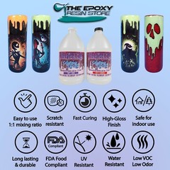 The Epoxy Resin Store Tumbler Epoxy Resin, Coating epoxy resin, UV Stable