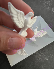 Dove Bird silicone mold for Fondant-Resin-handcrafts-polymer clay-handmade molds