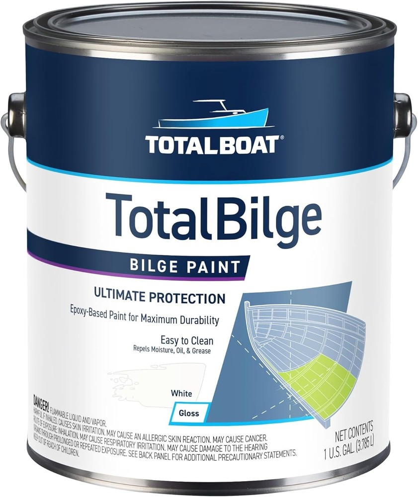 TotalBilge Epoxy Based Bilge Paint for Boat Bilges, Bulkheads, Engine Rooms a…