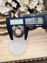 Horseshoe with star small shallow accessories handmade silicone mold for crafts