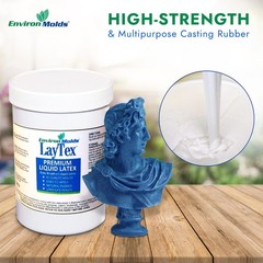 EnvironMolds Liquid Latex Mold Rubber 16 oz – Flexible Casting Mold Latex