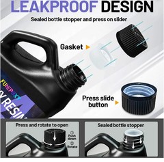 Funepoxy Hardener/Epoxy Resin Kit 70 Oz Clear Self Leveling High Gloss Artists
