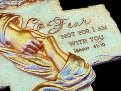 Handmade Cross Isaiah 41:10 Mold For Resin