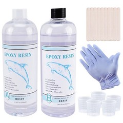 1:1 Clear Epoxy Resin Kit Crystal Casting Art Resin DIY Jewelry Craft Set