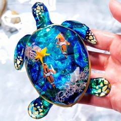 Large 3D Sea Turtle Resin Mold