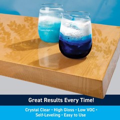 TotalBoat Table Top Epoxy Resin Kit – 2 Quart Crystal Clear Epoxy with High