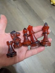 Handmade Multicolor Resin Molds, Chess Pieces, Gems, Earrings Lot