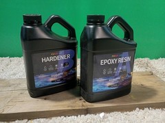 Funepoxy Hardener/Epoxy Resin Kit 70 Oz Clear Self Leveling High Gloss Artists