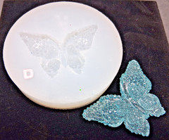 Handmade Butterfly diamond pendant D mold-MOLD ONLY-