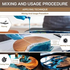 Epoxy Resin Kit – 1 Gallon (100 Oz Epoxy + 50 Oz Hardener) Countertop Epoxy Kit