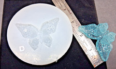 Handmade Butterfly diamond pendant D mold-MOLD ONLY-