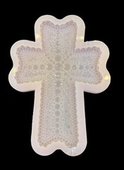 Handmade “Crystal Diamond” Cross Silicone Mold For Resin
