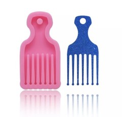 Mini Comb Silicone Mold 1PC Epoxy Resin DIY Craft Deco Bag Keychain USA SELLER