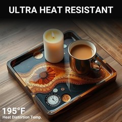 Heat Resistant Epoxy Resin High Temp Coating for Countertops Crafts Tumblers