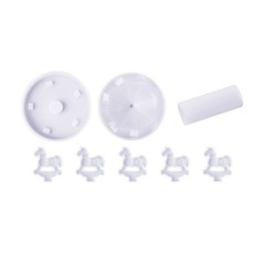 Carousel DIY Silicone Mold Epoxy Resin Casting Mould Ornaments Toys Craft Making