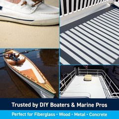 Marine-Grade TotalTread Non-Skid Paint – 32 Fl Oz Light Gray for Boating Safety
