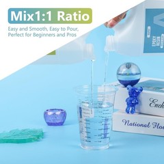 Epoxy Resin-1 Gallon, Crystal Clear Epoxy Resin Kit, No Yellowing No Bubble Art